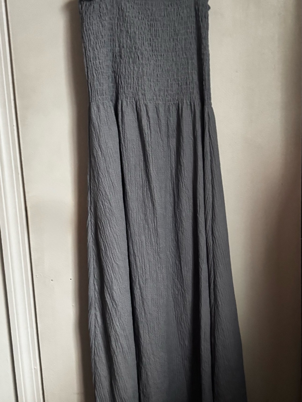 H&M-women’s blue Maxi dress - Elegant Flowy Design